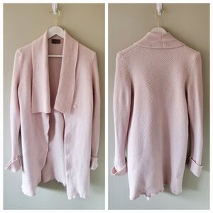 Mantovani Studio Italy Quiet Luxury Old Money Drapey Pure Cashmere Knit Cardigan